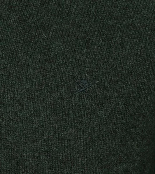 Lamswollen Truien Hackett Pullover Lamswol V-Hals Donkergroen 3 Lamswollen Truien Hackett Pullover Lamswol V-Hals Donkergroen - Afbeelding 3