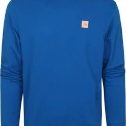 Sweaters Scotch And Soda Essential Sweater Blauw -Truien & Vesten Verkoop winkel 75495 1 1
