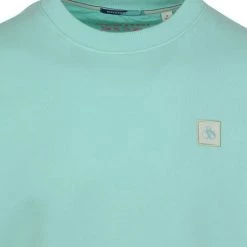 Sweaters Scotch And Soda Essential Sweater Mint -Truien & Vesten Verkoop winkel 75496 2 1