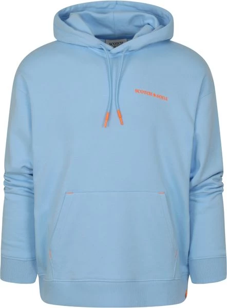 Hoodies Scotch And Soda Felpa Hoodie Lichtblauw 5 Hoodies Scotch And Soda Felpa Hoodie Lichtblauw - Afbeelding 5