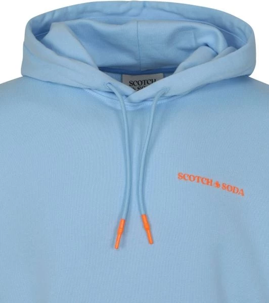 Hoodies Scotch And Soda Felpa Hoodie Lichtblauw 6 Hoodies Scotch And Soda Felpa Hoodie Lichtblauw - Afbeelding 6