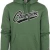 Hoodies Champion Hoodie College Logo Groen