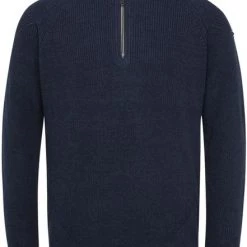 Schipperstruien & Truien Met Rits Vanguard Trui Knitted Half Zip Navy -Truien & Vesten Verkoop winkel 75528 1 1