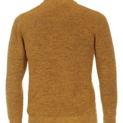 Schipperstruien & Truien Met Rits Casa Moda Halfzip Trui Geel -Truien & Vesten Verkoop winkel 75536 4