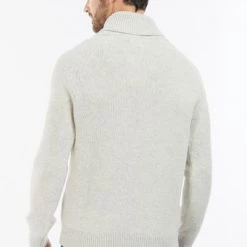 Wollen Truien Voor Heren Barbour Trui Wol Lichtbeige -Truien & Vesten Verkoop winkel 75541 4