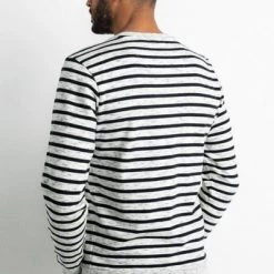 Sweaters Petrol Sweater Streep Off-White Melange 8 Sweaters Petrol Sweater Streep Off-White Melange -Truien & Vesten Verkoop winkel 75552 3