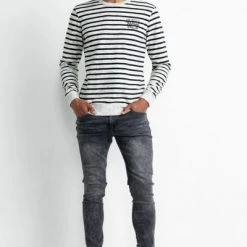 Sweaters Petrol Sweater Streep Off-White Melange 9 Sweaters Petrol Sweater Streep Off-White Melange -Truien & Vesten Verkoop winkel 75552 4