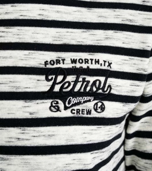 Sweaters Petrol Sweater Streep Off-White Melange 5 Sweaters Petrol Sweater Streep Off-White Melange - Afbeelding 5