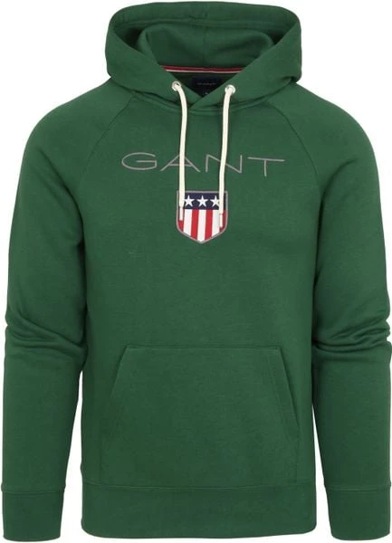 Hoodies Gant Hoodie Shield Donkergroen 5 Hoodies Gant Hoodie Shield Donkergroen - Afbeelding 5