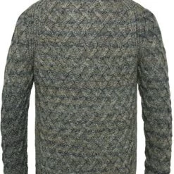 Schipperstruien & Truien Met Rits Vanguard Trui Knitted Half Zip Grijs Melange -Truien & Vesten Verkoop winkel 75582 2 1