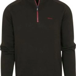 New Zealand Auckland Schipperstruien & Truien Met Rits NZA Half Zip Trui Oroua Donkergroen -Truien & Vesten Verkoop winkel 75611 1 1