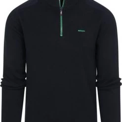 New Zealand Auckland Schipperstruien & Truien Met Rits NZA Half Zip Trui Oroua Donkerblauw