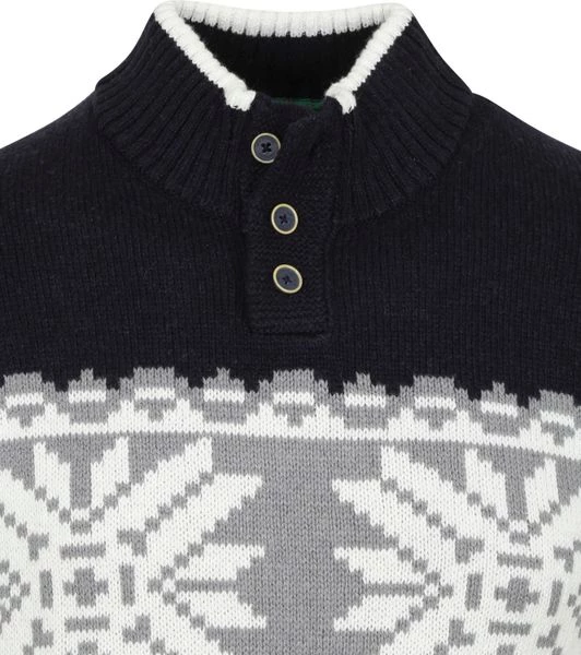 New Zealand Auckland Schipperstruien & Truien Met Rits NZA Trui Oromahoe Blauw 2 New Zealand Auckland Schipperstruien & Truien Met Rits NZA Trui Oromahoe Blauw - Afbeelding 2