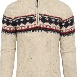 New Zealand Auckland Wollen Truien Voor Heren NZA Trui Aranga Ecru