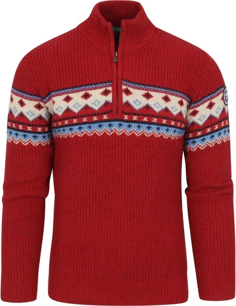 New Zealand Auckland Wollen Truien Voor Heren NZA Trui Aranga Rood 1 New Zealand Auckland Wollen Truien Voor Heren NZA Trui Aranga Rood