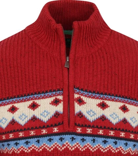 New Zealand Auckland Wollen Truien Voor Heren NZA Trui Aranga Rood 6 New Zealand Auckland Wollen Truien Voor Heren NZA Trui Aranga Rood - Afbeelding 6