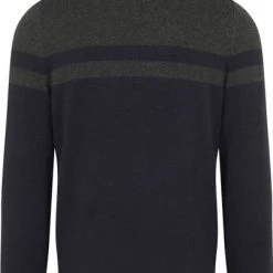 Coltruien Voor Heren State Of Art Coltrui Streep Donkerblauw -Truien & Vesten Verkoop winkel 75620 4