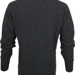 Lamswollen Truien William Lockie Pullover Lamswol Antraciet V -Truien & Vesten Verkoop winkel 820 6